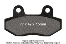 EBC Motorcycle Brakes SFAC Carbon Series Scooter Pads For Lambretta SFAC086