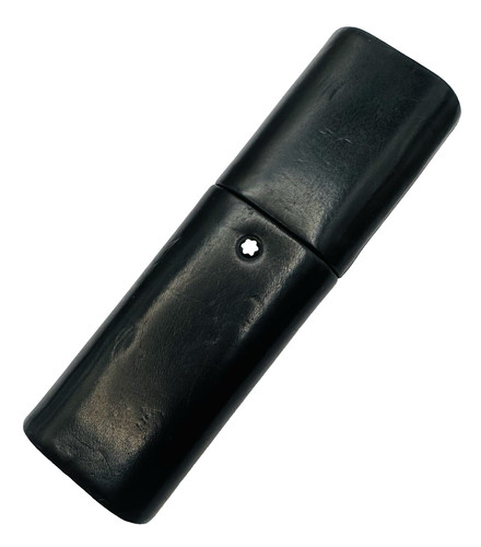 Montblanc leather case tube - leather,