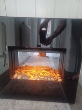 electric fire insert used full working condition. evonic fires soul 16