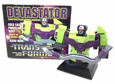 Transformers Devastator Hard Hero Cold Cast Porcelain Bust 2003 Mini Bust Hasbro