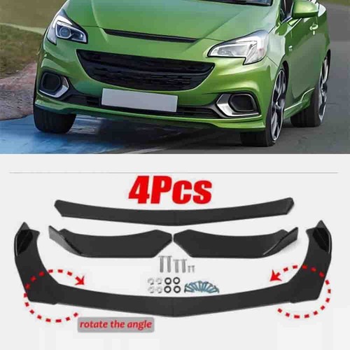 4pcs gloss front - bumper, lip