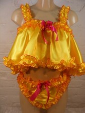 ADULT baby sissy satin