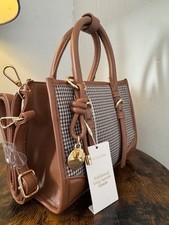 equistrian check print brown