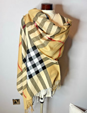 Pashmina Scarf Oversized Check