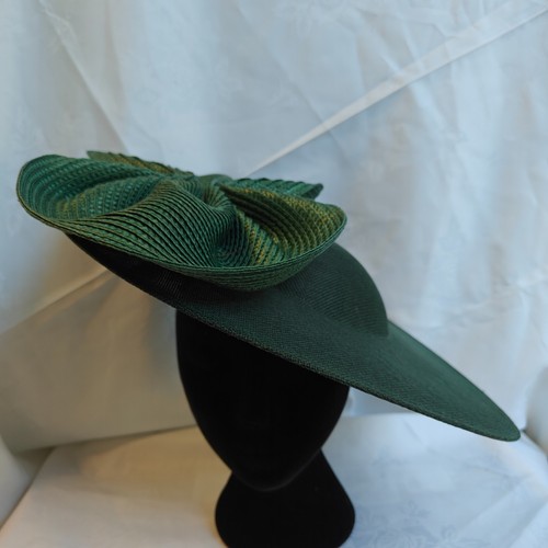 Dark green big bow - dark,
