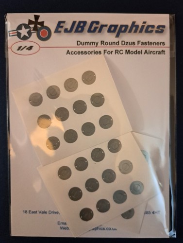 Scale dummy round dzus - 1/4,