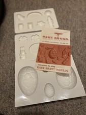 Vintage Kake Brand Chocolate Moulds x 3 With Instructions