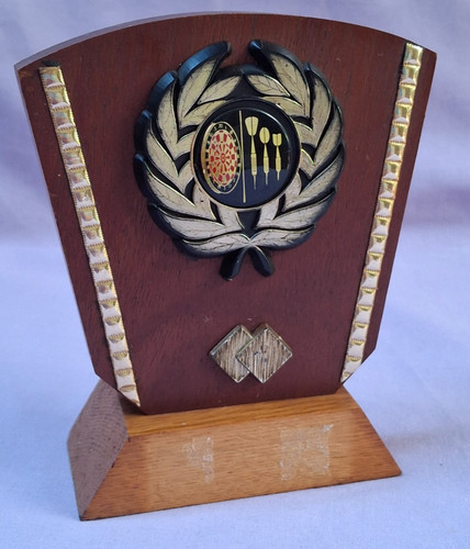 Vintage wooden darts - vintage, trophy