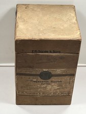 Antique Apothecary Tragacanth Squibb Ribbon Supply Box "Astragalus" Pharma