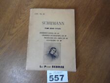 SCHUMANN 4 Song Cycles Op.24 / 39 / 42 / 48 - Lea Pocket Score No.25