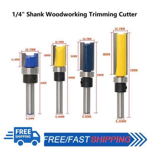 Flush trim router bit 4inch - bit, 1/4inch