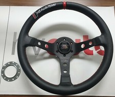 Sport steering wheel leather