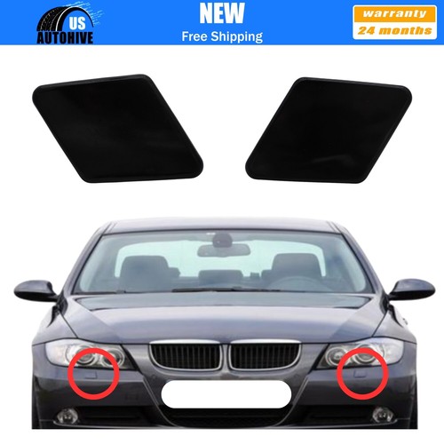 Pair headlight washer cover - pair, of