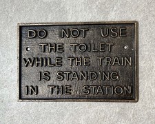 Railway Sign DO NOT USE THE