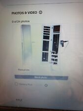 Beautify Freestanding Storage Mirror Armoire Cabinet Jewellery White Adjustable