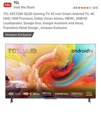 TCL 43C720K QLED Gaming TV 43
