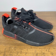 Adidas NMD Shoes Mens 10 R1 Star Wars Darth Vader Black Red Running Sneakers
