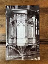 Postcard  Rotherham Church Pulpit by Crowther