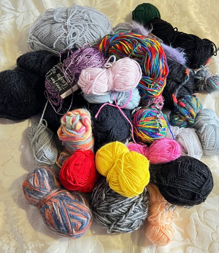 Knitting wool job lot - knitting,