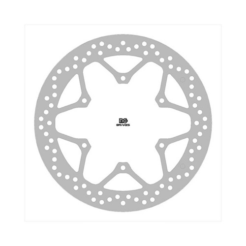 Fixed front disc brake - disc, for