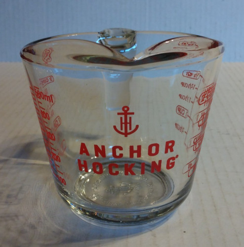 Vintage anchor hocking - anchor, glass