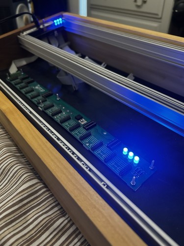 Wooden eurorack case with - wooden,
