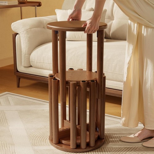 Yqjjgl 4pcs wood stools - yqjjgl,