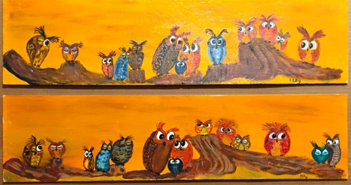 Elly vintage naive folk - folk, art