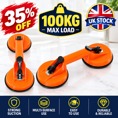 Dual suction cup pad lifter - suction,
