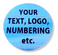 Round CUSTOM-PRINTED Security