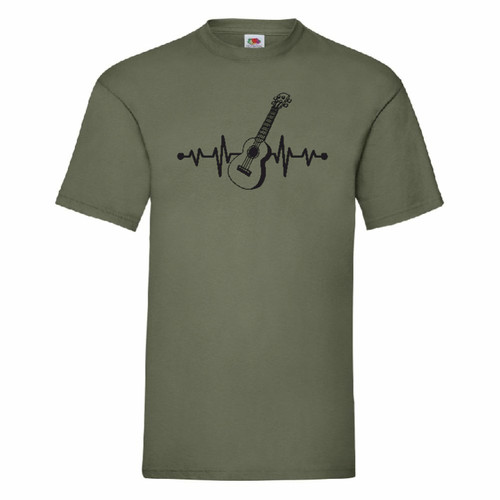Ukulele heartbeat shirt - ukulele,