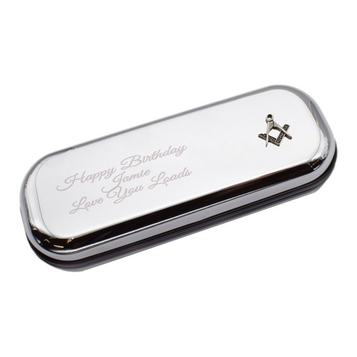 Pewter masonic with g - pewter,