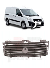 FOR FIAT SCUDO 07-16 FRONT BUMPER UPPER CENTER BLACK GRILLE NO FIAT BADGE