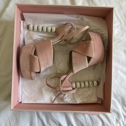 Sophia webster pink suede - pink,