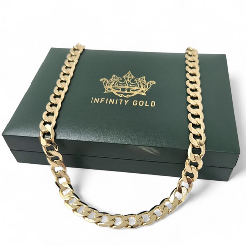 Mens 9ct gold - 9ct, 10mm
