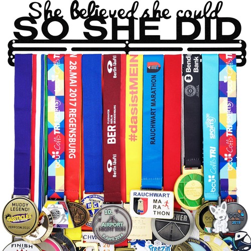 Race medal holder - medal,