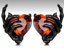 Black And Red Skeleton Hand