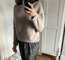 Women’s COS 100% Wool beige Jumper Size Small Good Condition