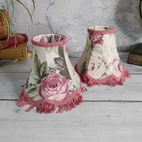 Small clip fabric floral - clip,