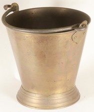 Vintage Narang brass iron swing handled ice champagne wine cooler bucket