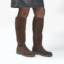 Clarks ORINOCO 2 LONG Dark Brown Suede Ladies Knee High Boots 5 D /38