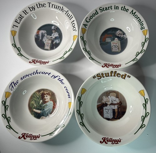 Vintage kellogs ceramic cereal - kellogs,