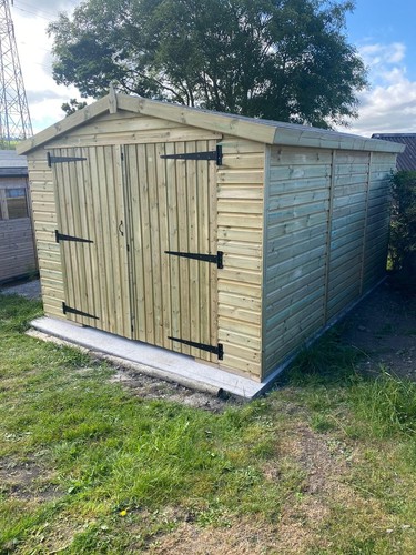 14x10 apex shed garage heavy - apex,
