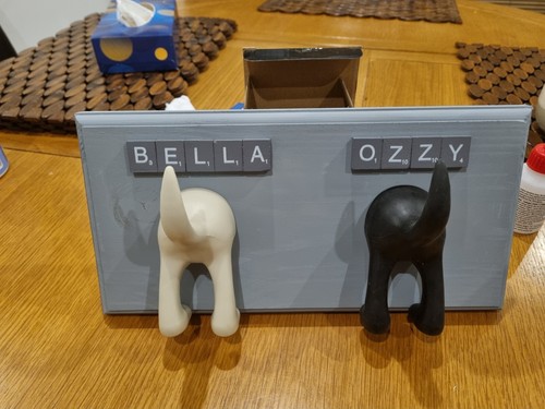 Personalised dog lead hook