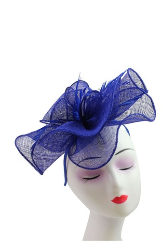 Large fascinator wedding hat - large,