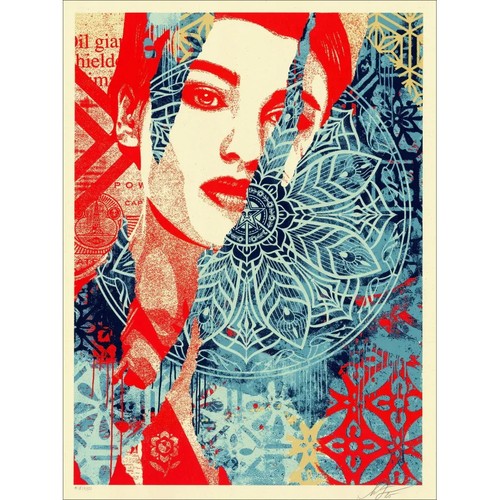 Shepard fairey screen - fairey, (obey)