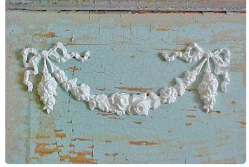 Shabby chic swag roses - swag,
