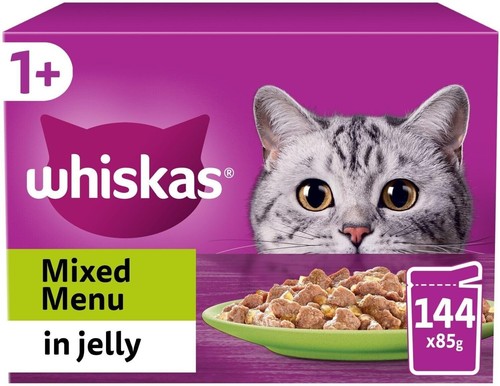 144 85g whiskas mixed - 85g,