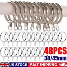 48PCS Metal Curtain Rings 38mm
