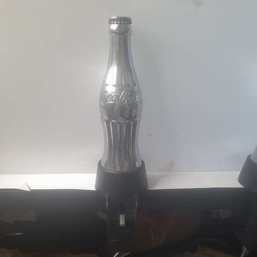 Chrome coca cola bottle - cola,